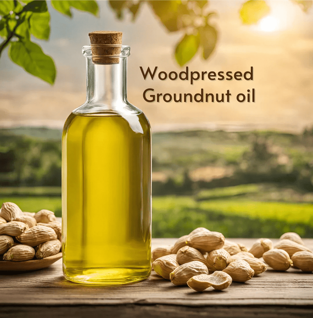 Why Cold-Pressed Groundnut Oil is a Heart-Healthy Choice: The Benefits of Wood-Pressed Extraction