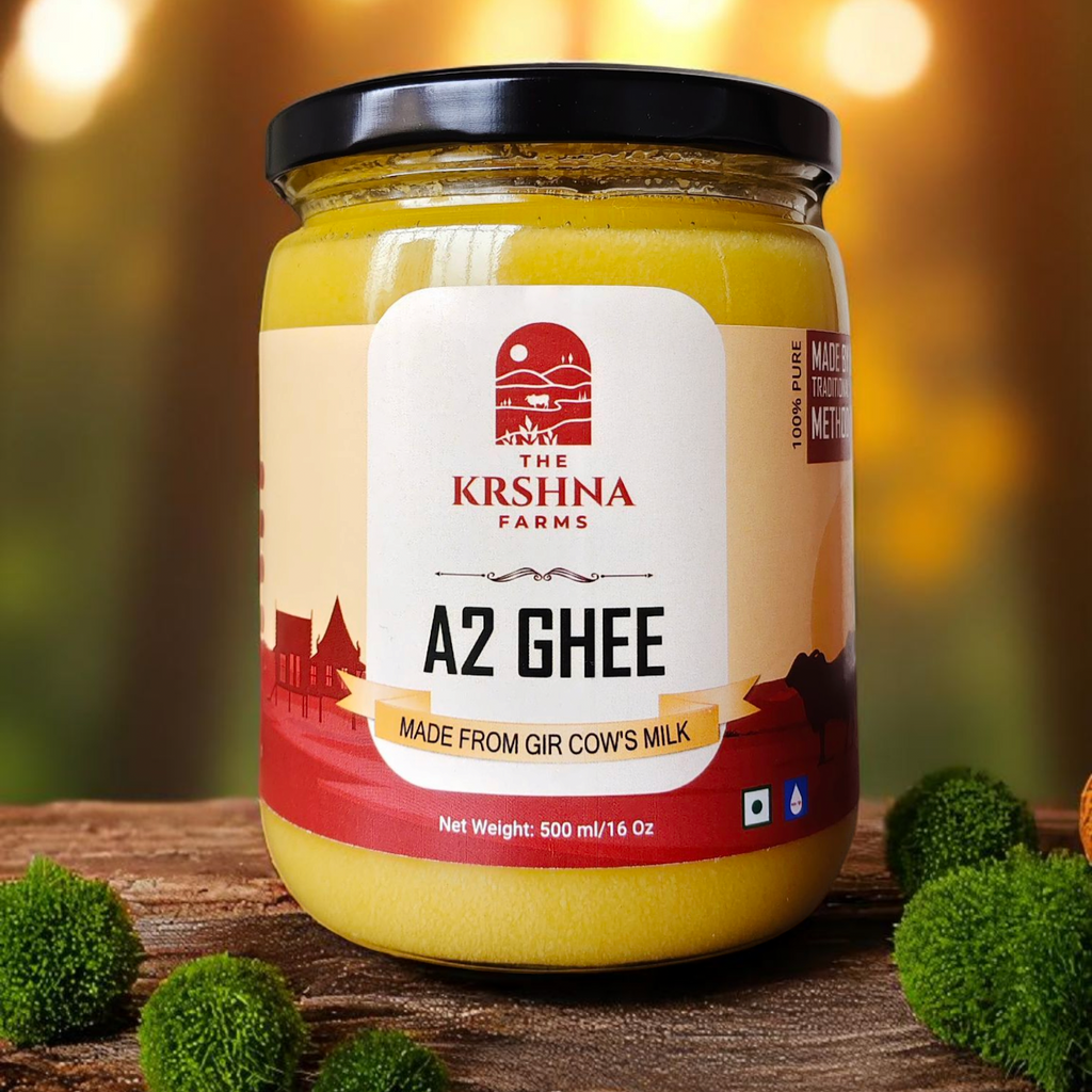 Best A2 Ghee in India 2025 | Pure Bilona Gir Cow Ghee – The Krshna Farms