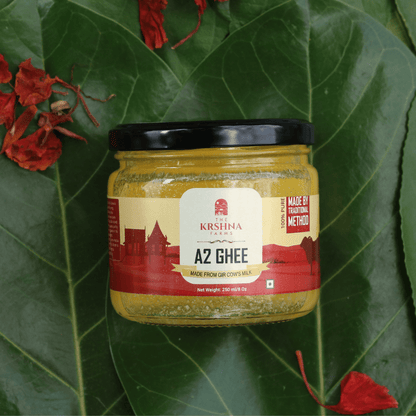 A2 Cow Cultured Ghee, Desi Gir Cow (250 ML)