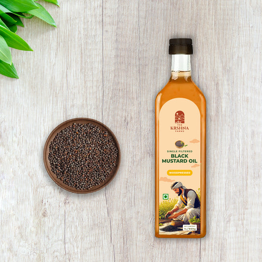 Wood-Pressed Black Mustard Oil