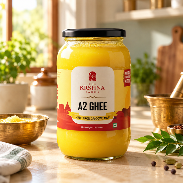 A2 Cow Cultured Ghee, Desi Gir Cow